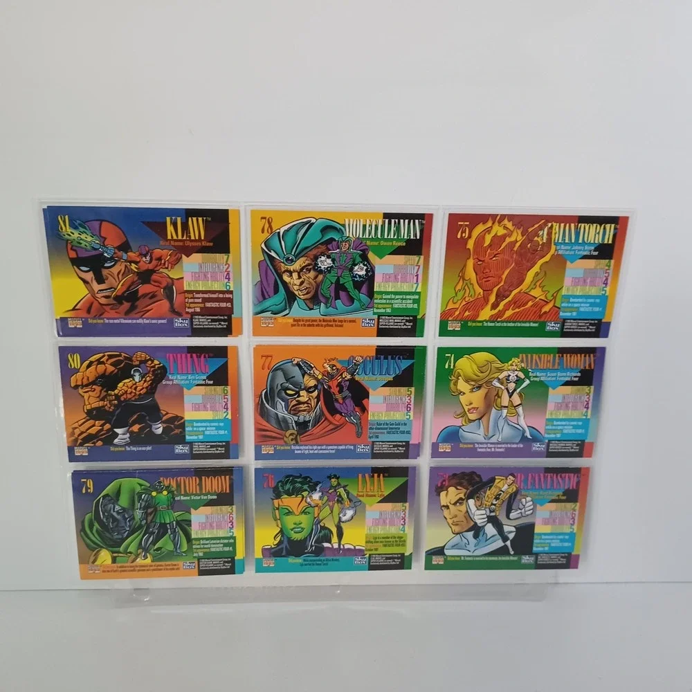 1993 SkyBox Marvel Universe‎ trading cards #73-81